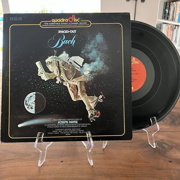 Joseph Payne ‎Spaced-Out Bach Vinyl LP 1974 RCA QuadraDisc ARD1-0439 - Picture 1 of 8